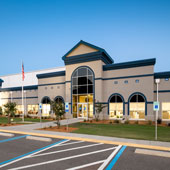 Front view of Dot Foods Tennessee distribution center and office